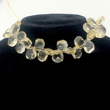 Load image into Gallery viewer, Citrine Faceted Briolette Bead Strand | 14x11 to 17x14x8mm | Golden | 107g |

