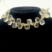 Load image into Gallery viewer, Citrine Faceted Briolette Bead Strand | 14x11 to 17x14x8mm | Golden | 107g |
