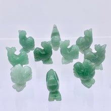 Load image into Gallery viewer, 2 Cute Carved Aventurine Rooster Beads | 21x15x9mm | Green - PremiumBead Alternate Image 7