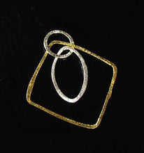 Load image into Gallery viewer, Design Brushed Silver & Vermeil Component Piece 10294 - PremiumBead Primary Image 1