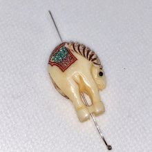 Load image into Gallery viewer, Scrimshaw Carved Waterbuffalo Bone Camel Bead 10406D - PremiumBead Alternate Image 2