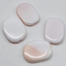 Load image into Gallery viewer, 4 Pink Conch Shell 17x15x3mm Rounded Rectangle Beads 9833