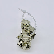 Load image into Gallery viewer, Pyrite Free Form Pendant Bead | 36x24x19 mm | Gold | 1 Bead |
