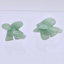 Load image into Gallery viewer, 2 Soaring Carved Aventurine Eagle Beads | 21x16x14mm | Green - PremiumBead Alternate Image 2