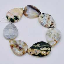 Load image into Gallery viewer, Ocean Jasper Graduated Round | 38x26 to 32x25x7 mm | Multi-color | 7 Beads |