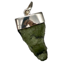 Load image into Gallery viewer, Blue Green Moldavite Pendant 31x18x6mm | 1 5/8" long