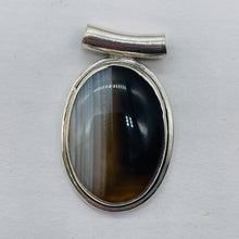 Load image into Gallery viewer, Rare Agate & Sterling Silver Pendant 005857