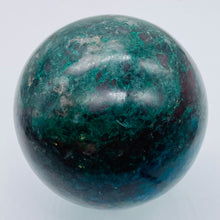 Load image into Gallery viewer, Chrysocolla Cuprite Scry Crystal Round Sphere | 60mm | Blue/Copper | 1 |