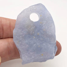 Load image into Gallery viewer, 202cts Blue Chalcedony Natural & Untreated Designer Pendant Bead - PremiumBead Alternate Image 5