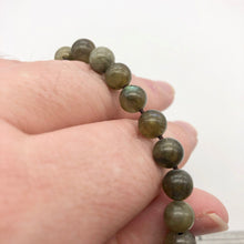 Load image into Gallery viewer, Shimmer Natural Labradorite Bead Stretchy Bracelet 8207 - PremiumBead Alternate Image 5