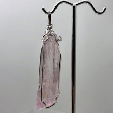 Load image into Gallery viewer, Kunzite Wire-Wrap Pink Crystal Pendant |2 5/8 inch long |