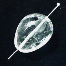 Load image into Gallery viewer, Lodalite Quartz Oval Pendant Bead | 27x20x12 mm | Clear Included | 1 Bead |