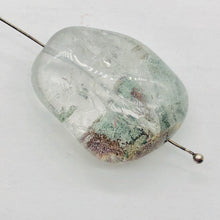 Load image into Gallery viewer, Lodalite Quartz Oval Pendant Figurine Bead | Clear Included|1 Bead| 33x27x16 mm|