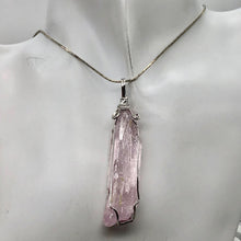 Load image into Gallery viewer, Kunzite Wire-Wrap Pink Crystal Pendant |2 5/8 inch long |