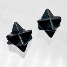 Load image into Gallery viewer, Kabbalah Carved Hematite Star Figurine | 25x15x15mm | Black