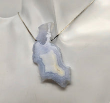 Load image into Gallery viewer, 69cts Druzy Blue Chalcedony Designer Pendant Bead for Jewelry Making - PremiumBead Alternate Image 7