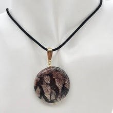 Load image into Gallery viewer, Porcelain Jasper 30mm Disc and 14K Gold Filled Pendant 510602H - PremiumBead Alternate Image 4