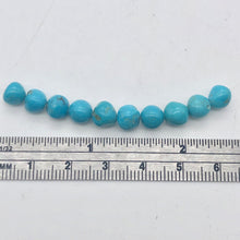 Load image into Gallery viewer, Natural Kingman Turquoise 12 round nugget 5-6mm beads - PremiumBead Alternate Image 7
