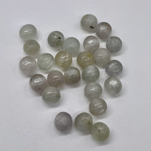 Load image into Gallery viewer, Chatoyant Light Seafoam Green Faceted Kunzite Beads | 9mm | 4 Beads |