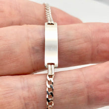 Load image into Gallery viewer, Adorable! Sterling Silver Id 6" Bracelet 9979C - PremiumBead Alternate Image 5