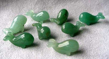 Load image into Gallery viewer, Splash 2 Adorable Green Aventurine Whale Beads | 20x13x11mm | Green - PremiumBead Alternate Image 2