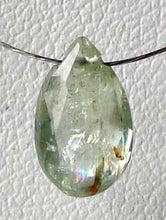 Load image into Gallery viewer, Soft Minty Green Sapphire Faceted 9.5x6mm Briolette Bead 6784 - PremiumBead Alternate Image 2