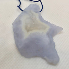 Load image into Gallery viewer, 90cts Blue Chalcedony Pendant Bead Druzy Dream 9852L - PremiumBead Alternate Image 4