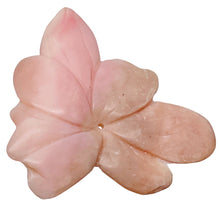 Load image into Gallery viewer, 51ct Peruvian Opal Flower Pendant Bead | 68x45x5mm | Pink | 1 Bead |