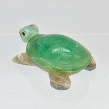 Load image into Gallery viewer, Natural Fluorine Turtle Figurine | 2 1/8x1 3/8x3/4&quot; | Green | 235 carats | 10856 - PremiumBead Alternate Image 8
