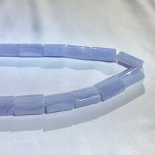Load image into Gallery viewer, Blue Lace Agate Faceted Pillow12x18x7mm Bead Strand 109380 - PremiumBead Primary Image 1