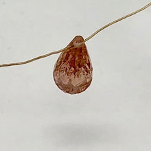 Load image into Gallery viewer, Imperial Topaz 1.4ct Briolette | 8x5mm | Pink Orange | 1 Bead |