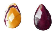 Load image into Gallery viewer, Fabulous Flat Faceted 30x20mm Briolette Mookaite Beads 004946
