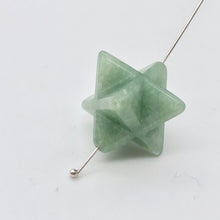 Load image into Gallery viewer, Kabbalah 2 Aventurine Merkabah Star Beads | 25x15x15mm | Green - PremiumBead Alternate Image 6