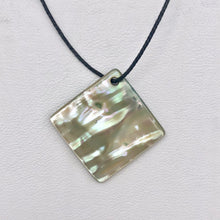 Load image into Gallery viewer, Four Blue Sheen Abalone 18mm Square Pendant Beads - PremiumBead Alternate Image 6