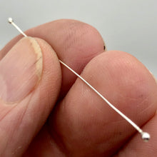 Load image into Gallery viewer, 12 Handmade Sterling Silver 24 Gauge Double Headed Headpins Jewelry Supplies - PremiumBead Primary Image 1