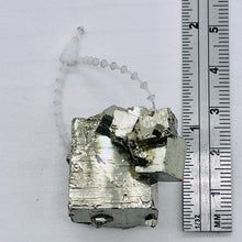 Load image into Gallery viewer, Pyrite Free Form Pendant Bead | 24x33x20 | Gold | 1 Bead |