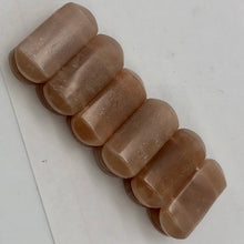 Load image into Gallery viewer, Succulent!! 30x14x7mm Peach Moonstone 12 Bead Bracelet - PremiumBead Alternate Image 2