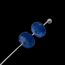 Load image into Gallery viewer, Tanzanite Smooth Rondelle 3.2tcw AAA Beads | 6 to5x4mm | Blue | 2 Beads
