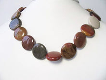 Load image into Gallery viewer, Imperial Jasper 20mm Coin Bead Strand 110271D - PremiumBead Primary Image 1