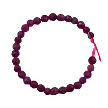 Load image into Gallery viewer, Ruby Faceted Round Bead Parcel | 3 mm | Pink | 30 Beads |