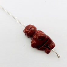 Load image into Gallery viewer, 2 Carved Brecciated Jasper Goddess of Willendorf Beads | 20x9x7mm | Red/Brown - PremiumBead Alternate Image 10