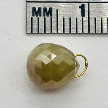 Load image into Gallery viewer, 3.43cts Bi-Color Diamond Briolette 18K Pendant 9679B