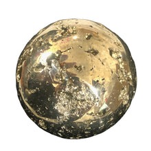 Load image into Gallery viewer, Pyrite Scry Crystal Round | Golden | 1 Sphere | | 45mm | 219g |