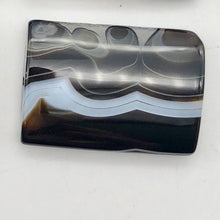 Load image into Gallery viewer, 2 Beads of Black & White Sardonyx 30x22x5mmPendant Beads - PremiumBead Alternate Image 2