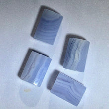 Load image into Gallery viewer, Blue Lace Agate Faceted Pillow12x18x7mm Bead Strand 109380 - PremiumBead Alternate Image 2