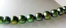 Load image into Gallery viewer, Dazzle 4 Glowing Green 9 to 10mm Freshwater Pearls 7243 - PremiumBead Primary Image 1