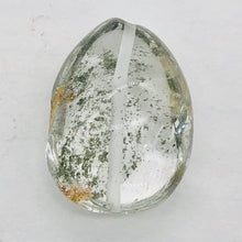 Load image into Gallery viewer, Lodalite Quartz Oval Pendant Bead | 27x20x14 mm | Clear Included | 1 Bead |