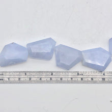 Load image into Gallery viewer, 565cts Druzy Blue Chalcedony Faceted Bead 16" Strand - PremiumBead Alternate Image 8