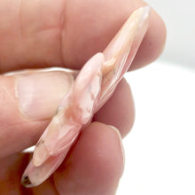 Load image into Gallery viewer, CHIPPED Carved Pink Peruvian Opal Flower Semi Precious Stone Bead | 51cts | - PremiumBead Alternate Image 4