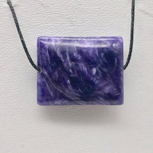 Load image into Gallery viewer, 32cts of Rare Rectangular Pillow Charoite Bead | 1 Beads | 23x18x8mm | 10872D - PremiumBead Primary Image 1